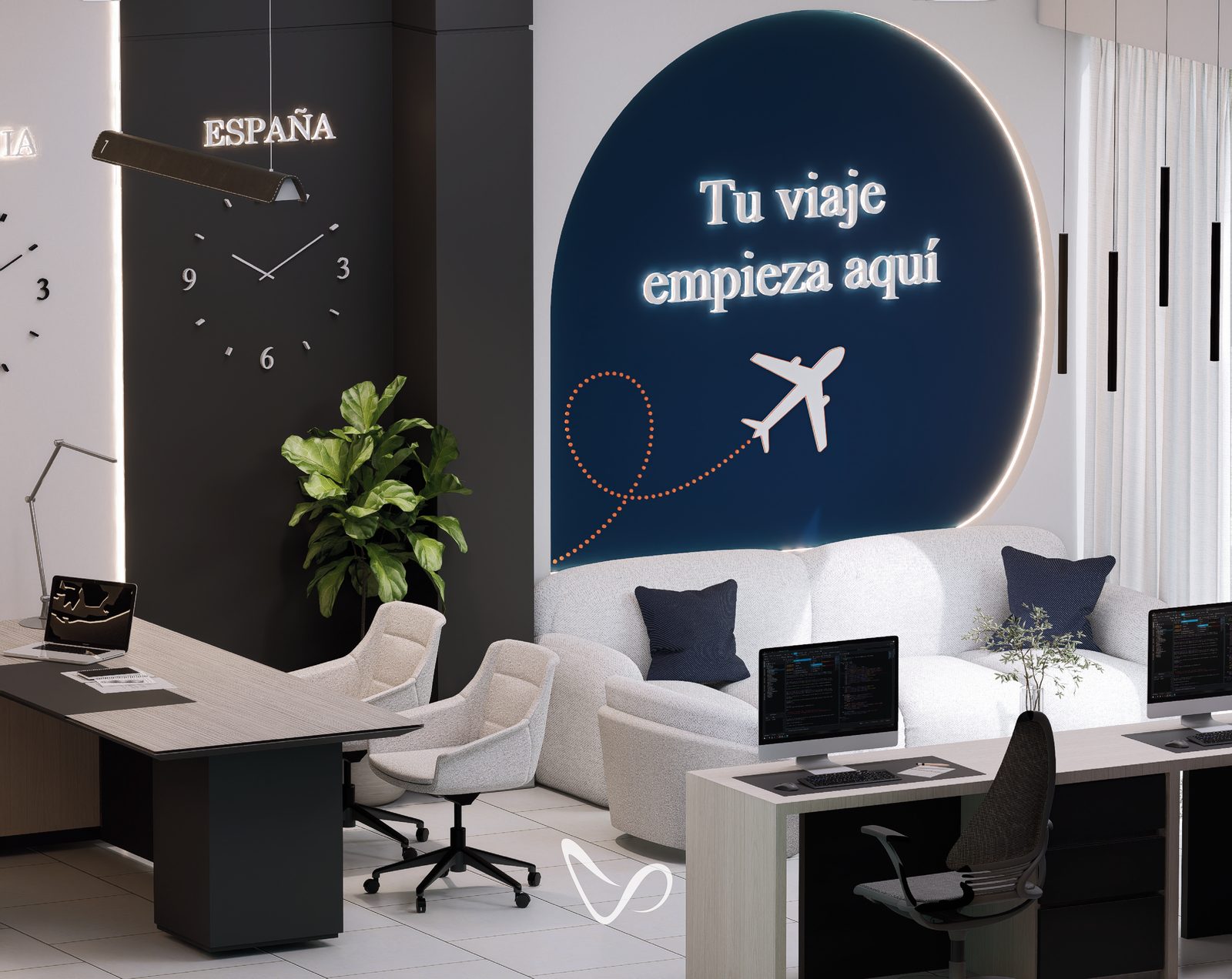 Interior del local de Escápate